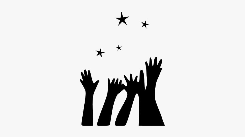 Free Png Reach For The Stars - Reach For The Stars Silhouette, Transparent Png, Free Download