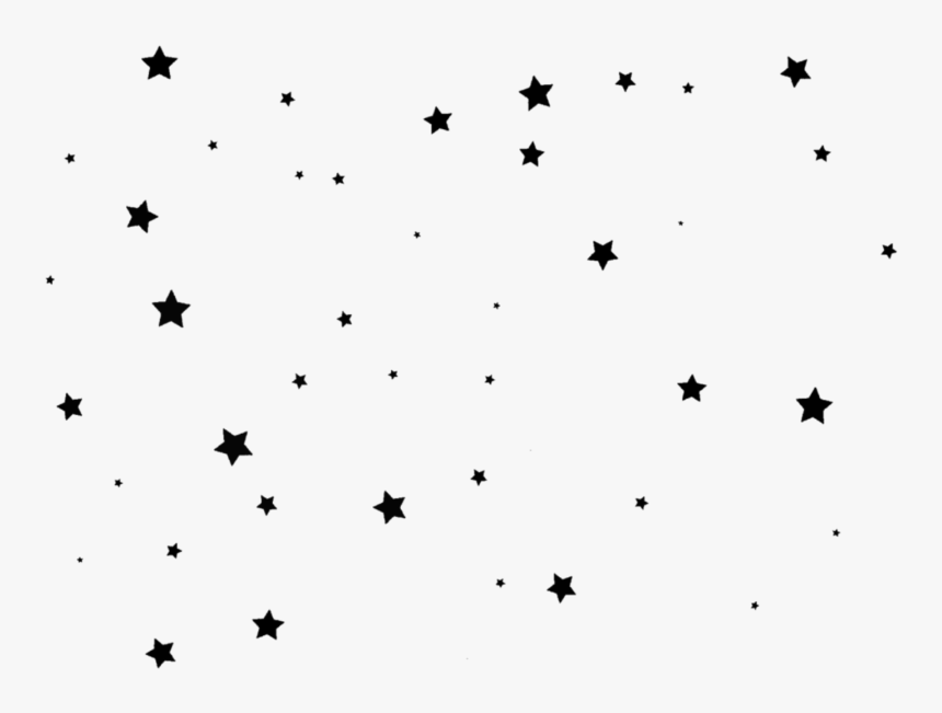 #stars #star #blackandwhite #scatter #cute #galexy - Animal, HD Png Download, Free Download