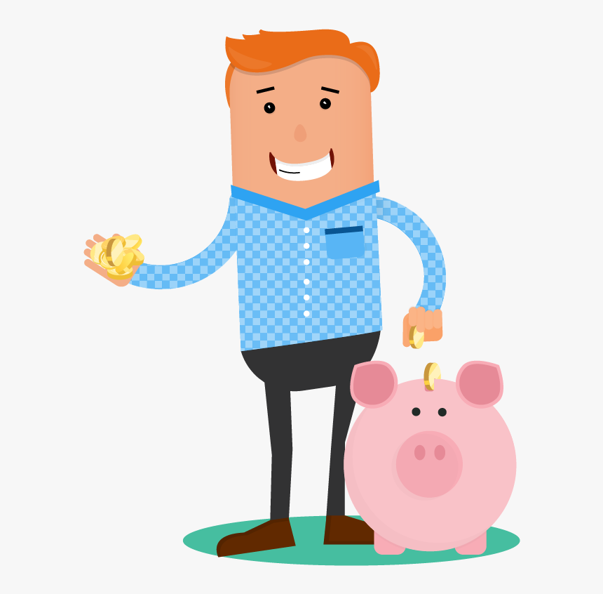 Money Saving Tips For Employees - Save Money Illustration Png, Transparent Png, Free Download