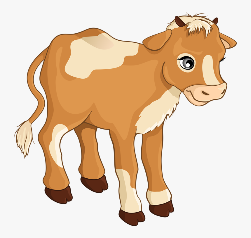 Farm Animals Clipart Png - Calf Clip Art, Transparent Png, Free Download