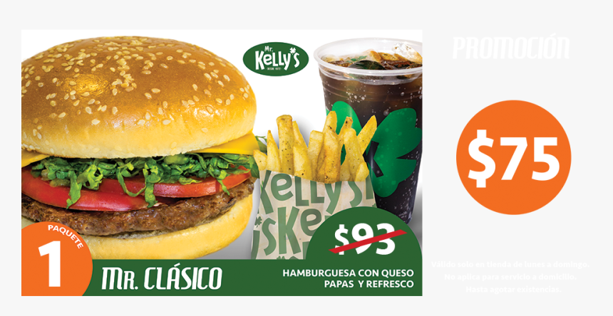 Hamburguesas Mr Kelly's Avenida Insurgentes Sur Hipódromo, HD Png Download, Free Download