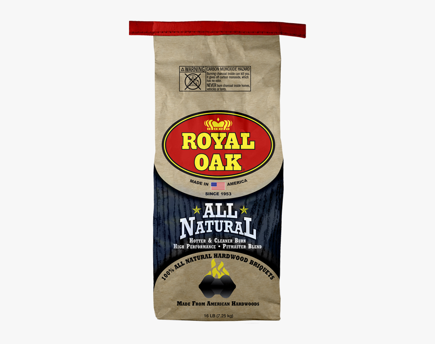 All Natural Hardwood Charcoal Briquets 16lb - Royal Oak All Natural Charcoal, HD Png Download, Free Download