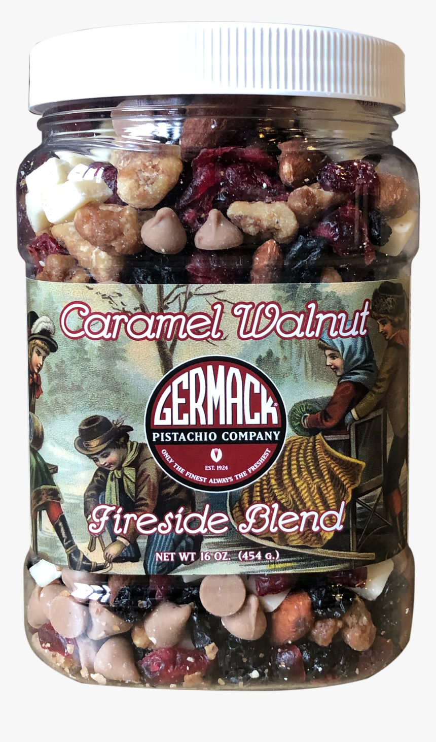 Picture Caramel Walnut Fireside Blend 16 Oz Jar - Chocolate Balls, HD Png Download, Free Download