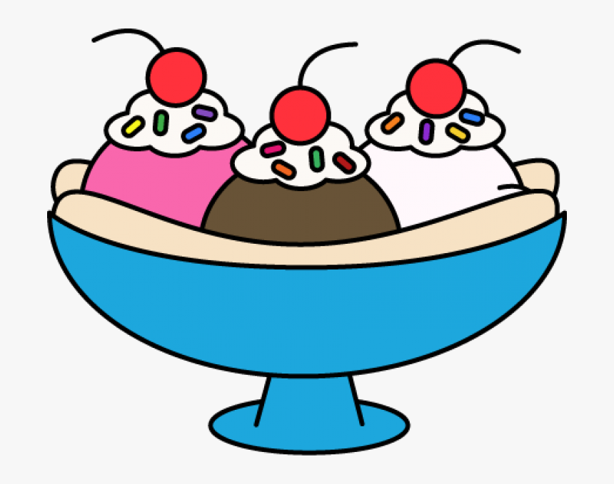 Corn Clipart Icecream - Ice Cream Sundae Art, HD Png Download, Free Download