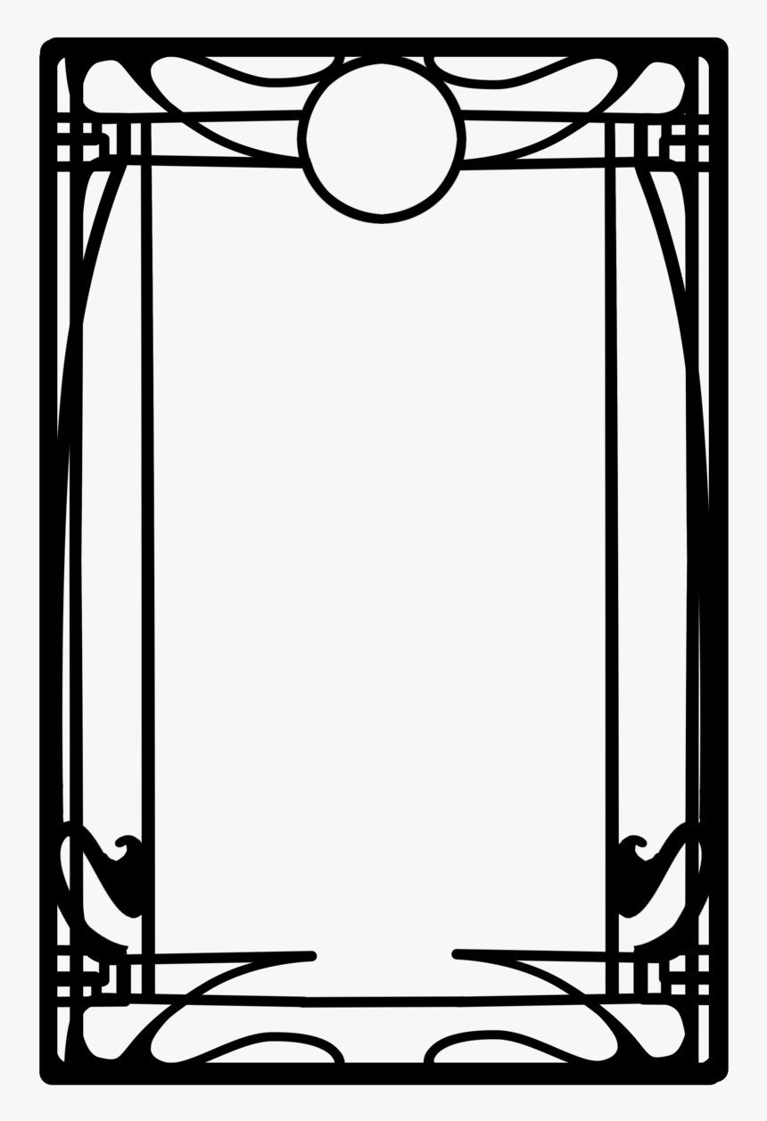 The Car Svg Download - Art Nouveau Frame Png, Transparent Png, Free Download