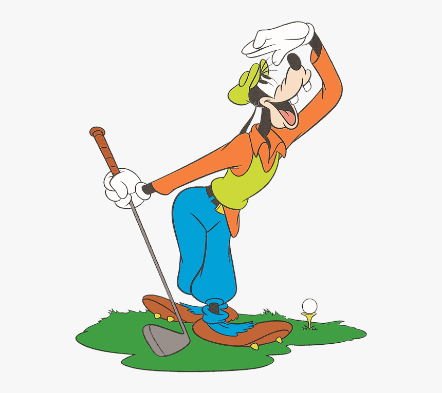 Golf Clip Art Image Black And White - Goofy Golf, HD Png Download, Free Download