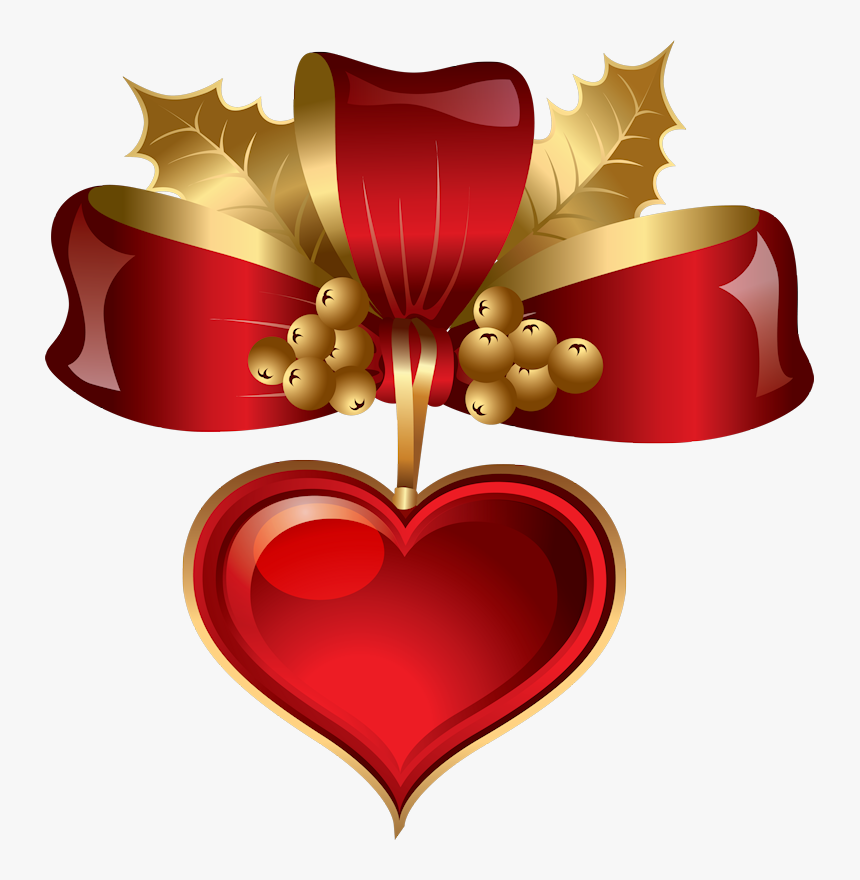 San Valentin Png - Clip Art Christmas Heart, Transparent Png, Free Download