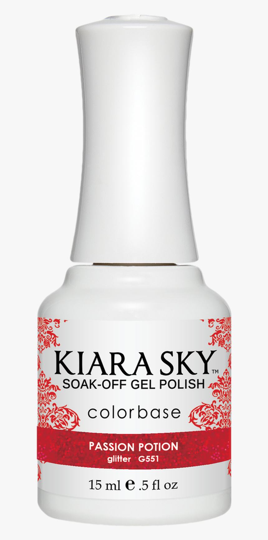 G551 Passion Potion - Kiara Sky Silver Glitter Gel Polish, HD Png Download, Free Download