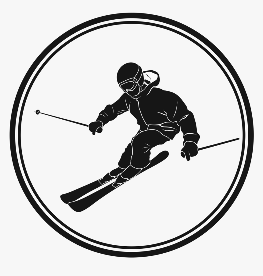 M Skiing , Png Download - Skier Turns, Transparent Png, Free Download