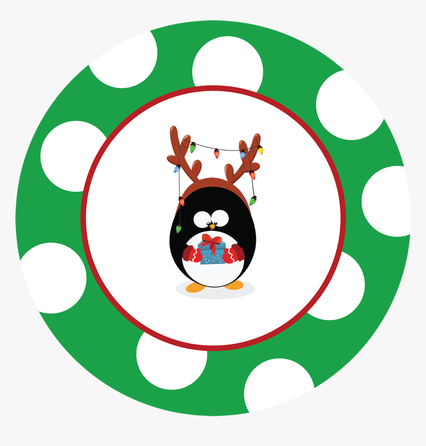 Santa Gift Tag - Christmas Penguin, HD Png Download, Free Download