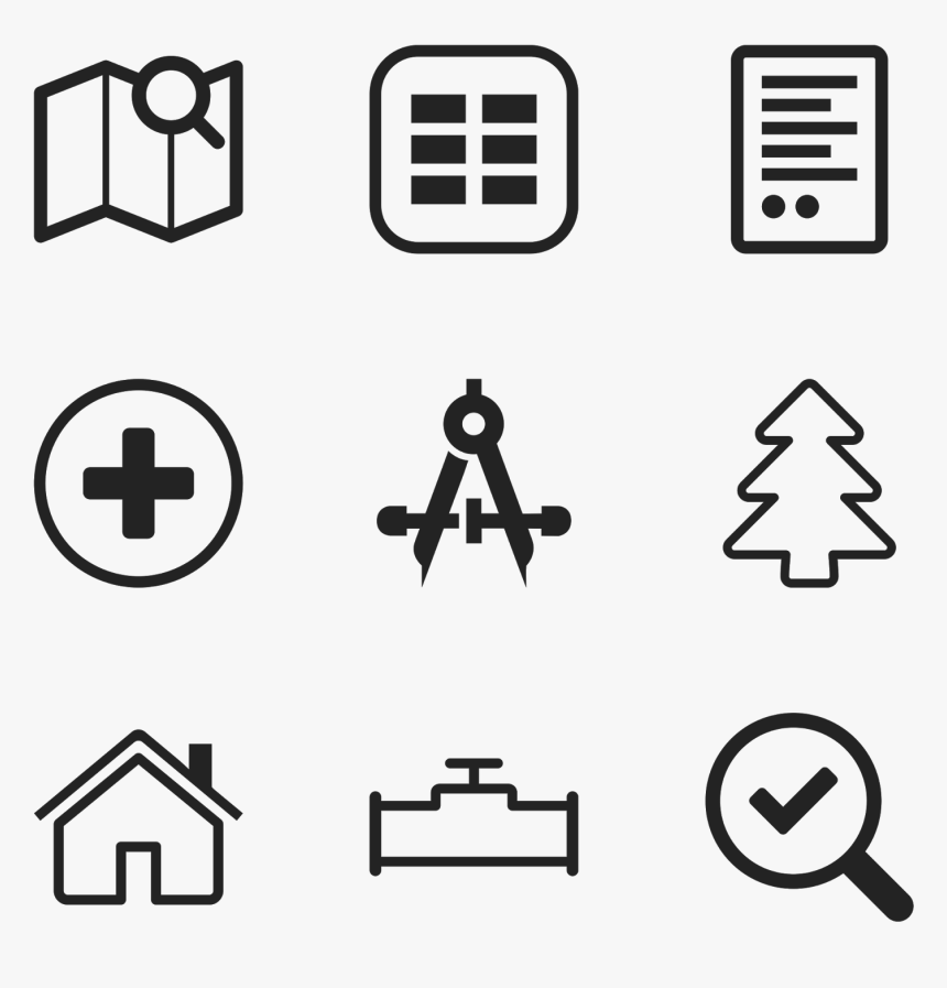 Icons, But Font Awesome And Bootstrap Weren"t Broad - Paint Brush Icon Line, HD Png Download, Free Download