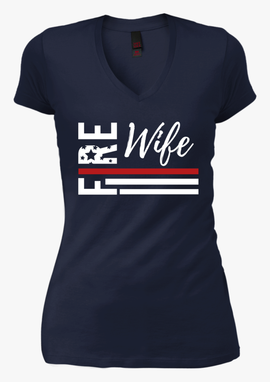 Fire Wife Flag White District Junior"s Vintage Wash - T-shirt, HD Png Download, Free Download