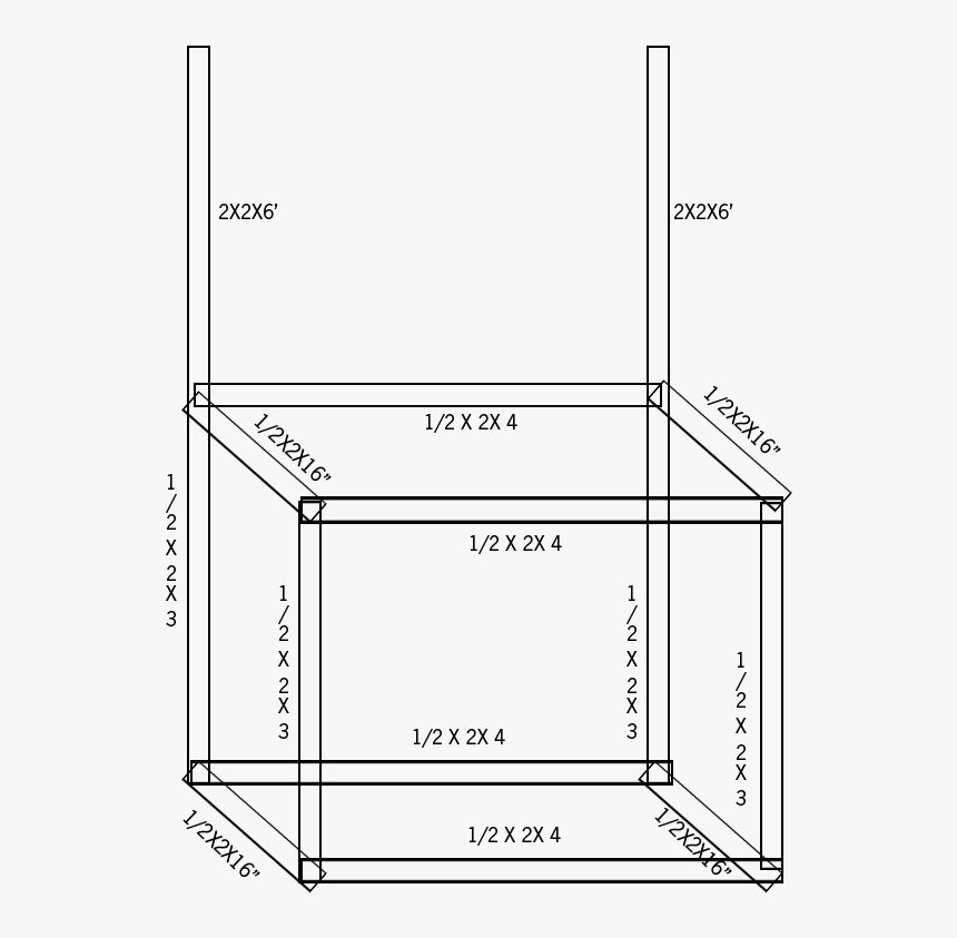 Lemonade Stand Instructions1 - Lemonade Stand Measurements, HD Png Download, Free Download