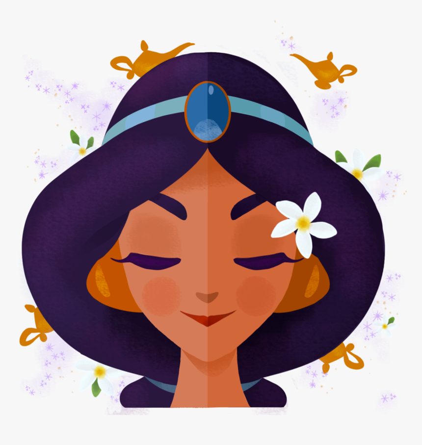 Disney, Jasmine, And Princess Image - Princess Jasmine Face, HD Png Download, Free Download