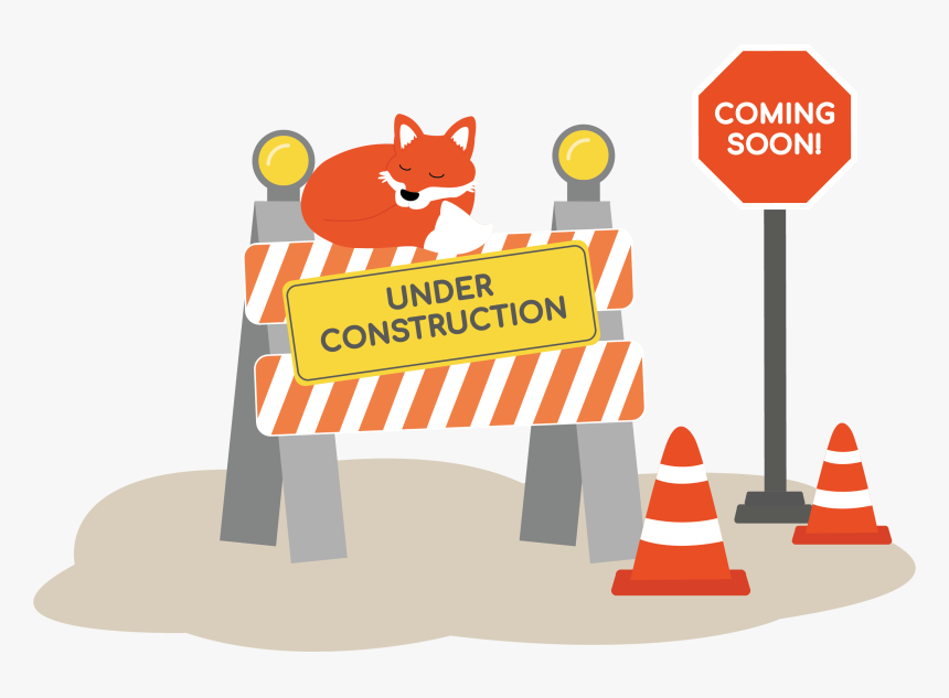 - Website Under Construction - Under Construction Fox, HD Png Download, Free Download