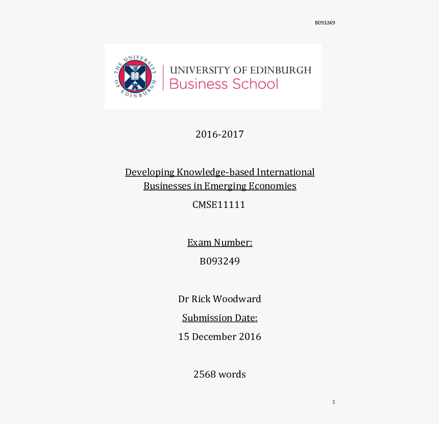 University Of Edinburgh, HD Png Download, Free Download