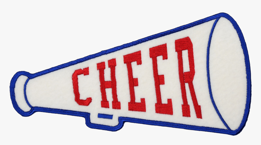 Ps108 Cheer Megaphone Patch Patch - Carmine, HD Png Download, Free Download