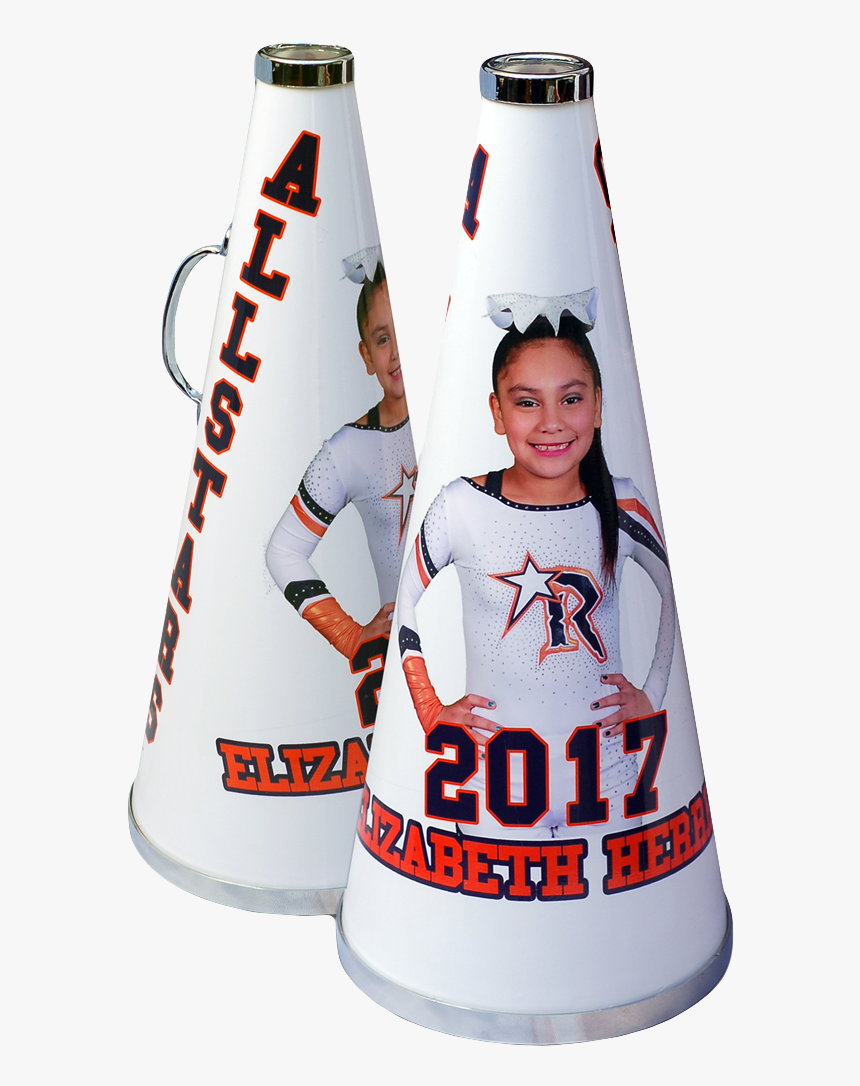 Cheerleading , Png Download - Custom Cheerleader Megaphones, Transparent Png, Free Download