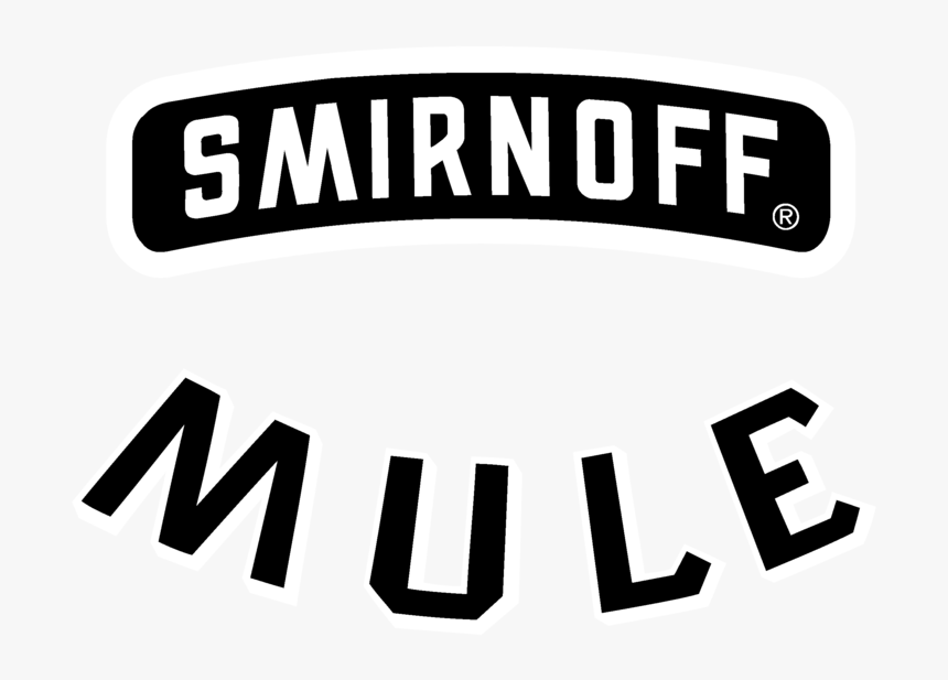 Smirnoff Mule Logo Black And - Smirnoff Ice, HD Png Download, Free Download