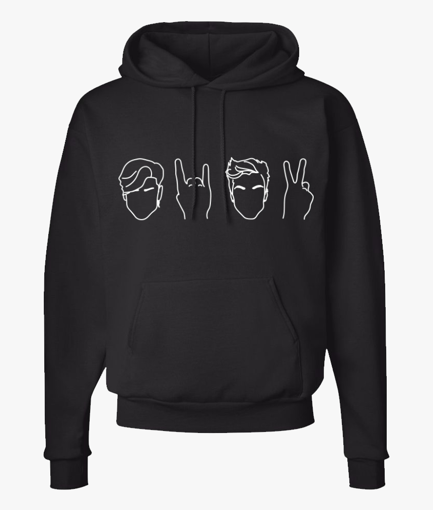 Dolan Twins Black Hoodie, HD Png Download, Free Download