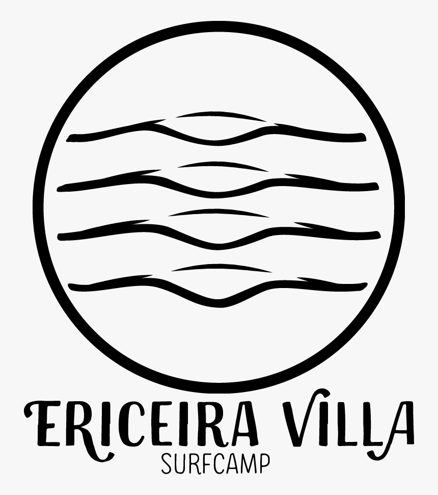 Ericeiravilla Surf Camp Hostel - Line Art, HD Png Download, Free Download