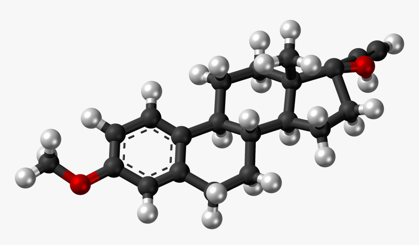 Mestranol Molecule Ball - Estrone 3d Model, HD Png Download, Free Download