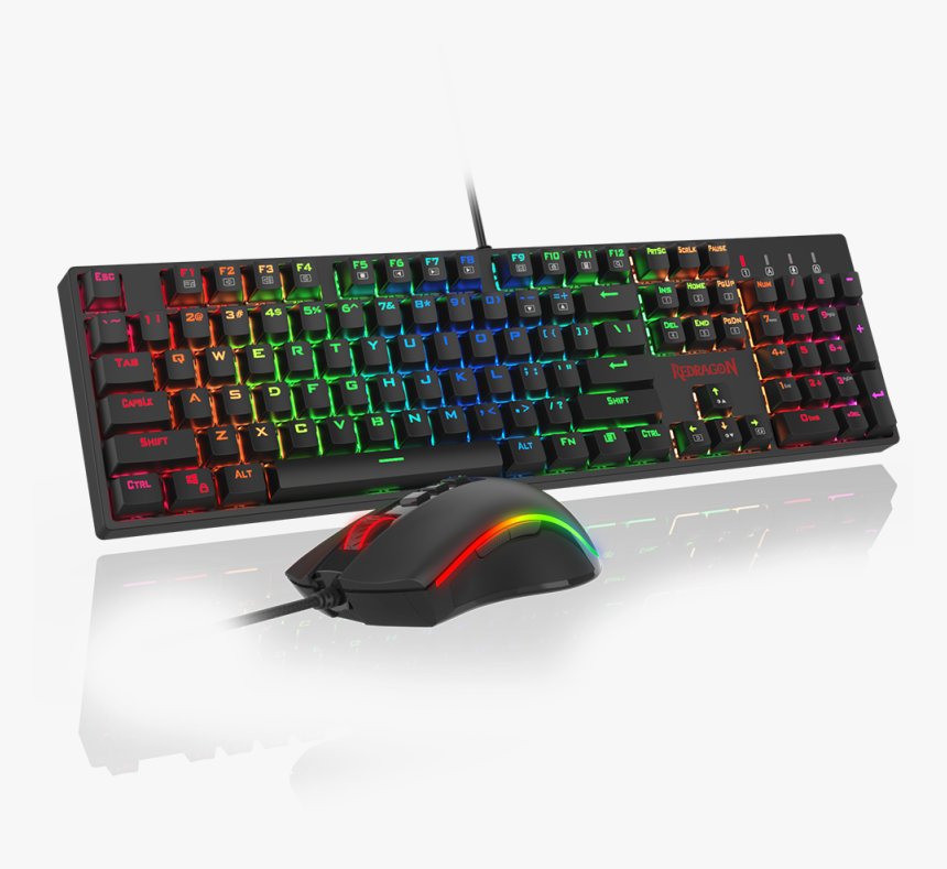 Redragon K582-ba Wired Mechanical Gaming Keyboard & - Redragon Surara, HD Png Download, Free Download