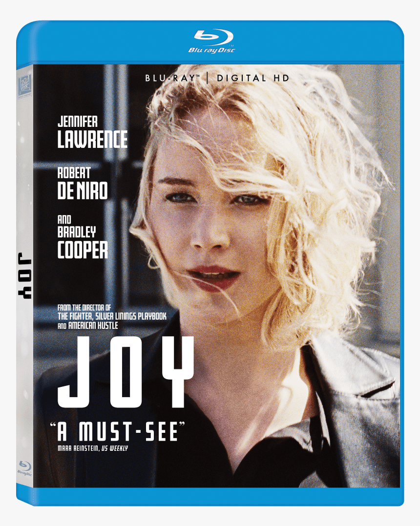 Joy On Blu-ray Starring Jennifer Lawrence - Joy Bluray, HD Png Download, Free Download