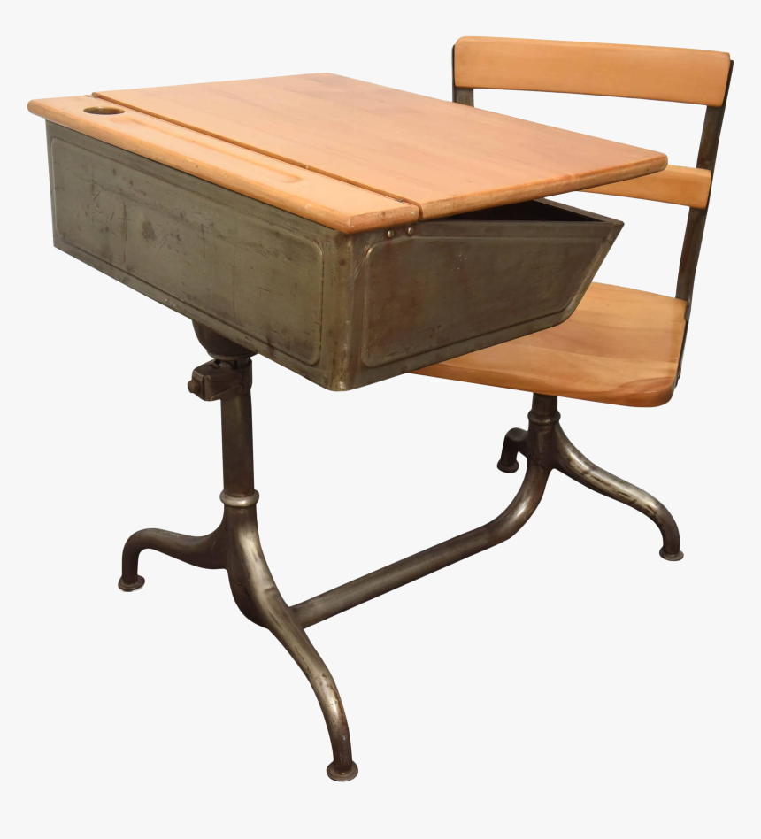 1950s School Desk, HD Png Download, Free Download