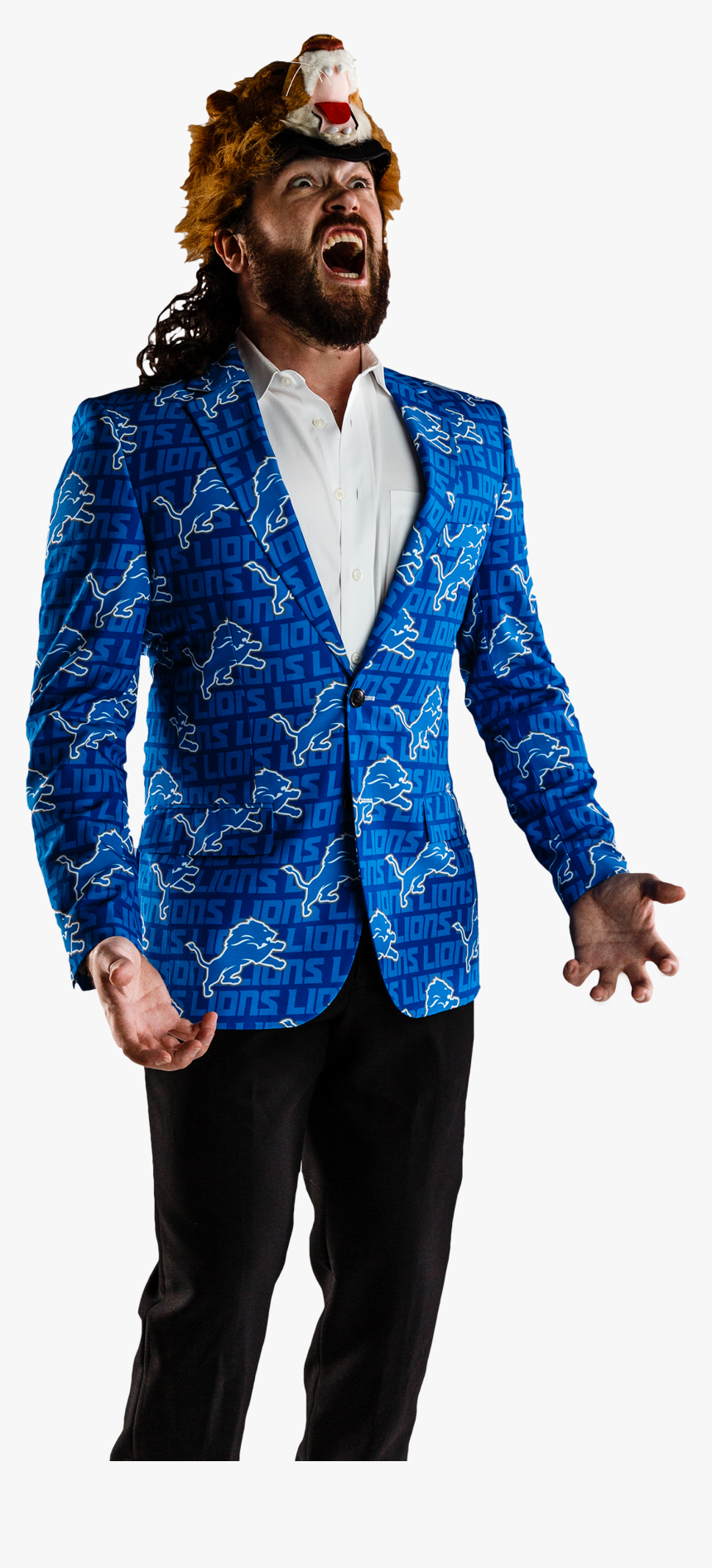 Detroit Lions Suit, HD Png Download, Free Download