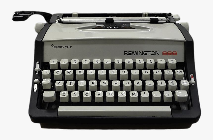Remington Typewriter - Old Typewriter 1980s, HD Png Download, Free Download