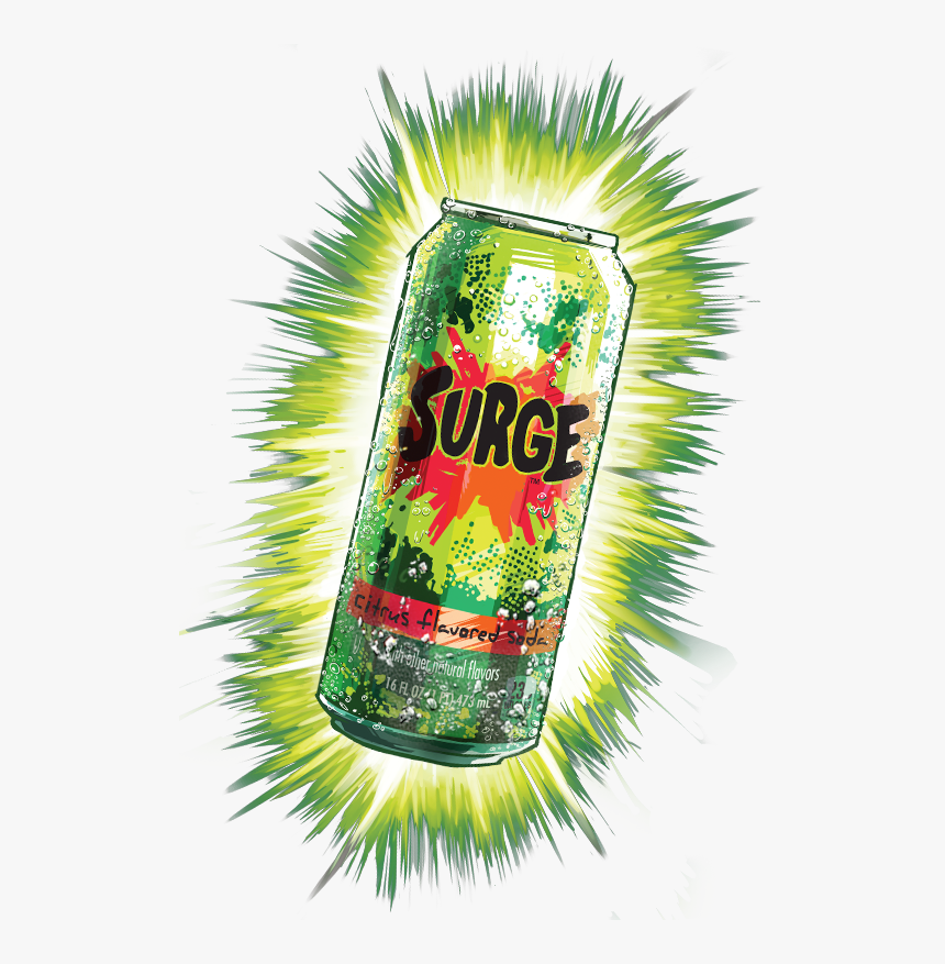 The Legendary Surge Soda Is Back - Surge Soda, HD Png Download, Free Download