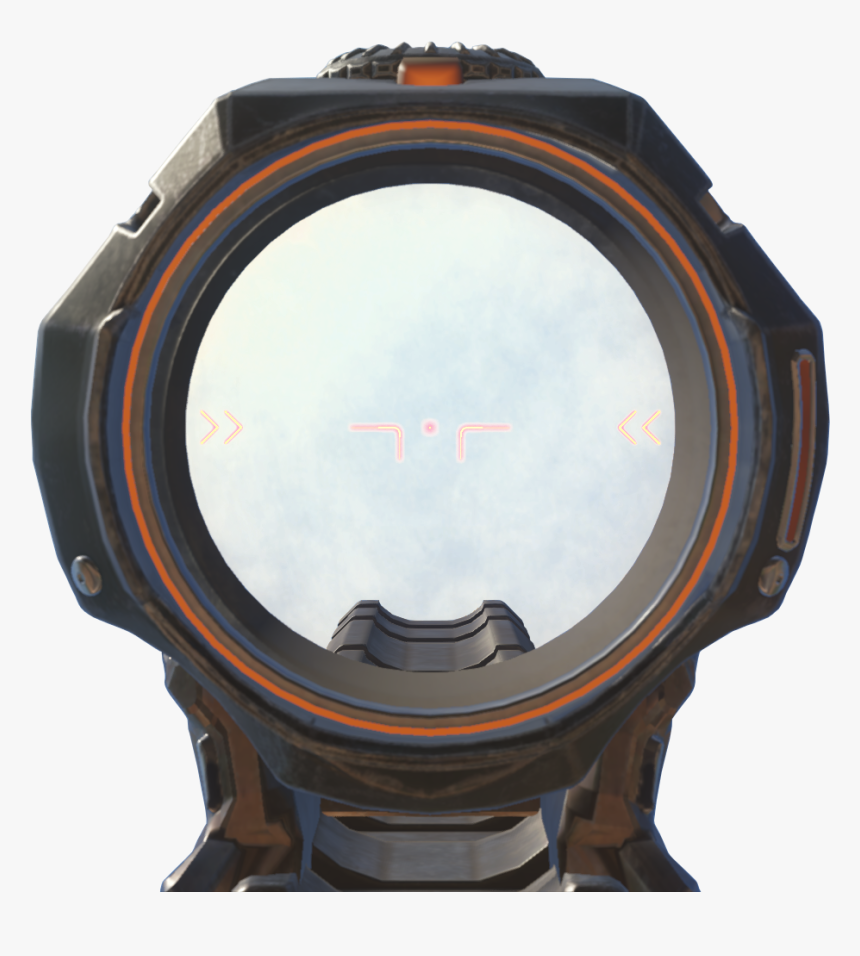 Modern Orange Scope Png Image - Sniper Scope Png, Transparent Png, Free Download