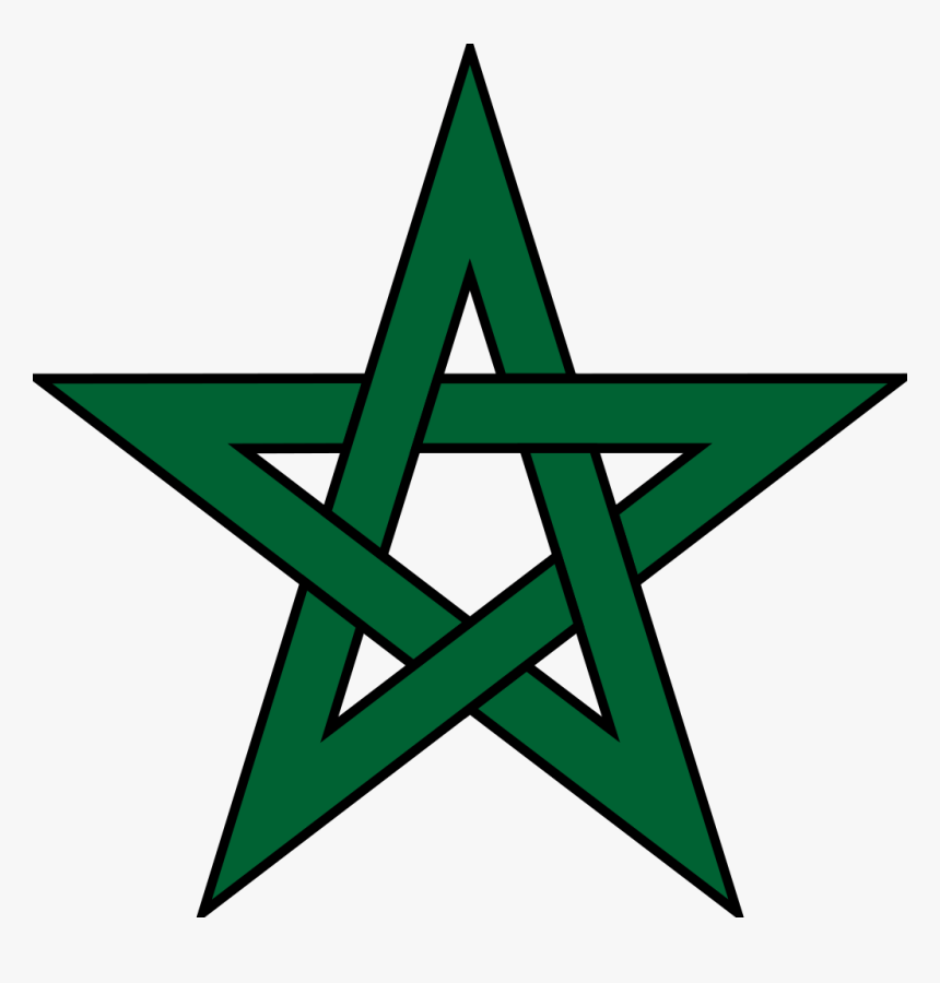 Morocco Flag Star Png, Transparent Png, Free Download