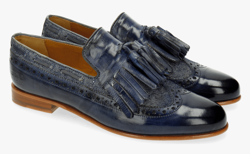 Loafers Selina 3 Denim Moroccan Blue - Slip-on Shoe, HD Png Download, Free Download