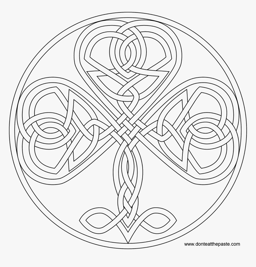 Celtic Knotwork To Color, HD Png Download, Free Download