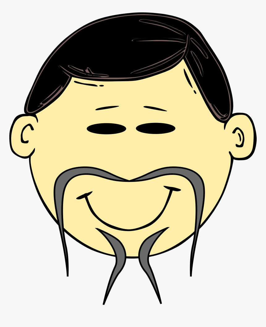 Cosas Para Photoscape - Chinese Man Cartoon Face, HD Png Download, Free Download