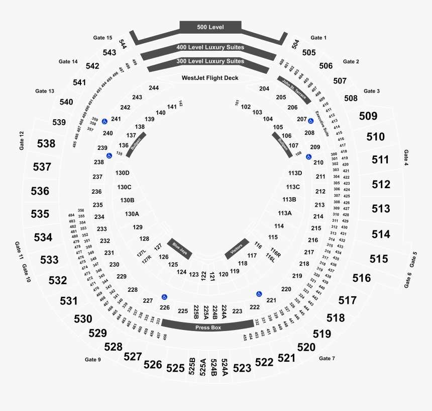 Section 113a Rogers Centre, HD Png Download, Free Download