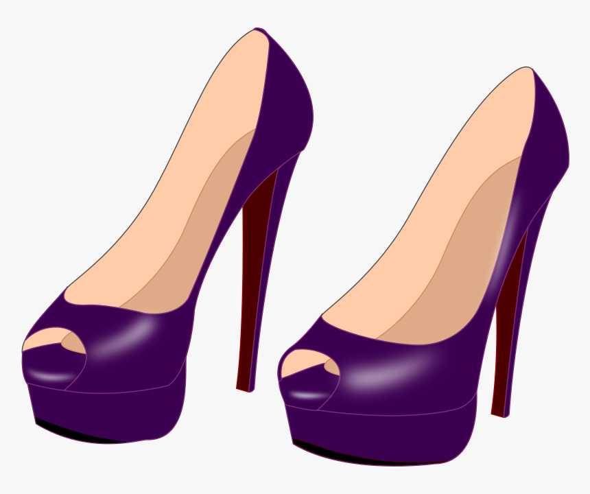 Free To Use & Public Domain Shoes Clip Art - Pink Shoes Clip Art, HD Png Download, Free Download