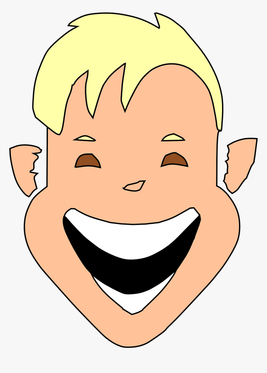 Boy Smile Cartoon, HD Png Download, Free Download