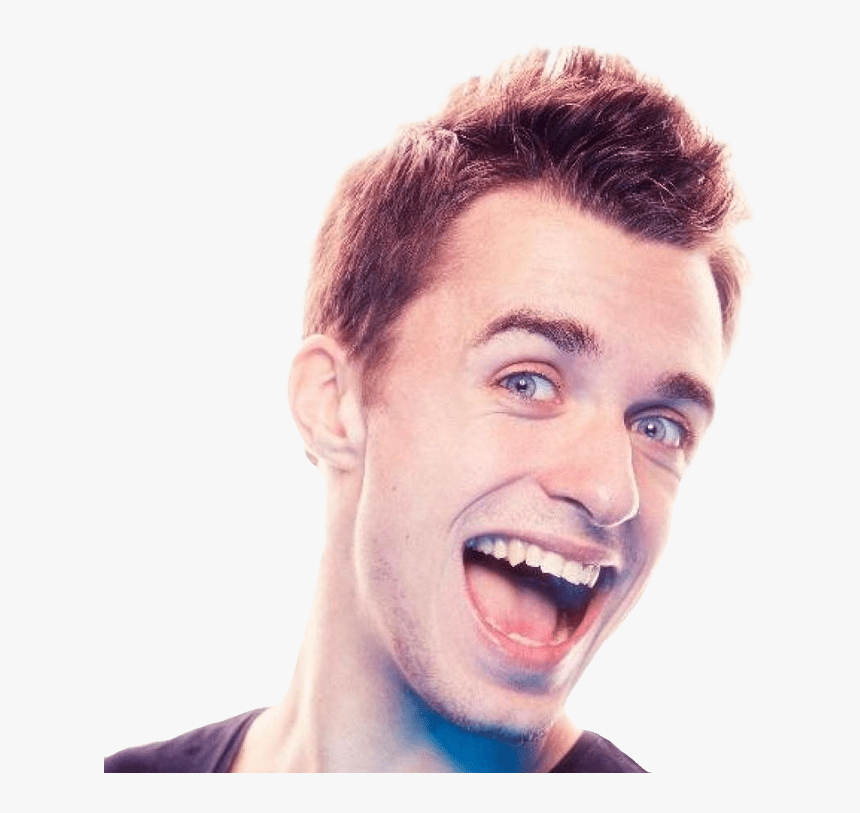 Squeezie Laughing - Squeezie Png, Transparent Png, Free Download