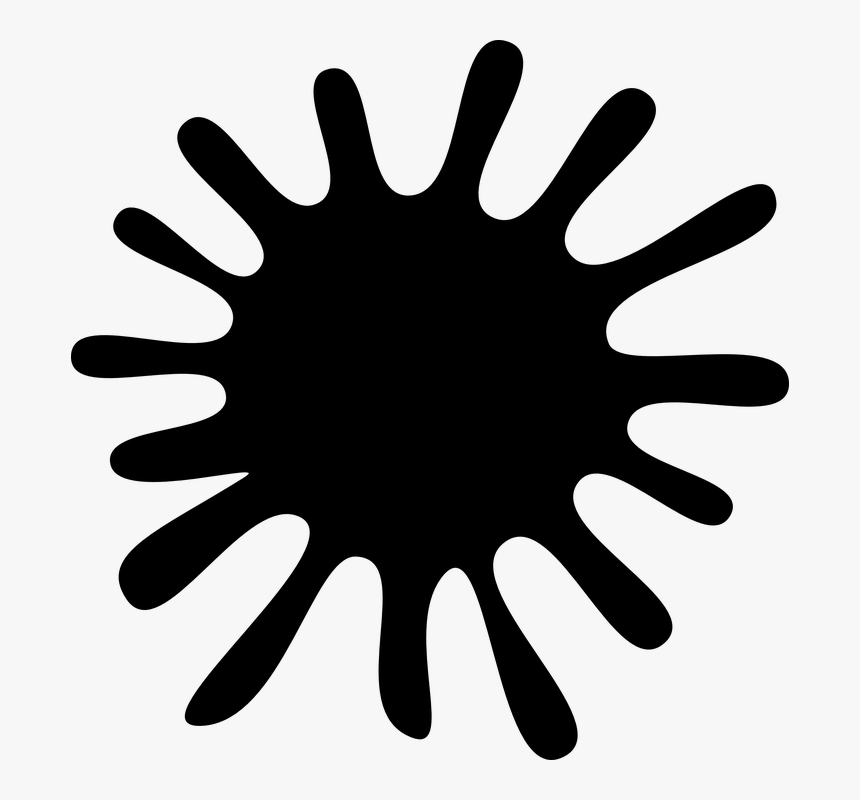 Ink, Spill, Splash, Stain, Black, Spot, Creativity - Vector Graphics, HD Png Download, Free Download