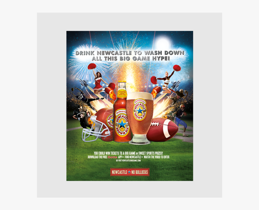 Newcastle Superbowl Wide - Kick American Football, HD Png Download, Free Download