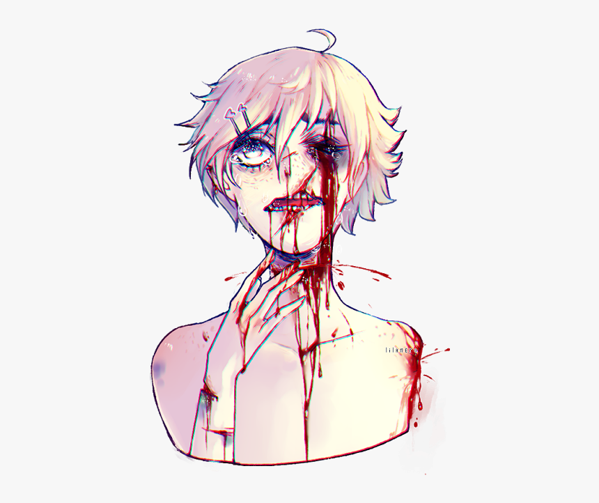 Anima Drawing Sad - Blood Sad, HD Png Download, Free Download