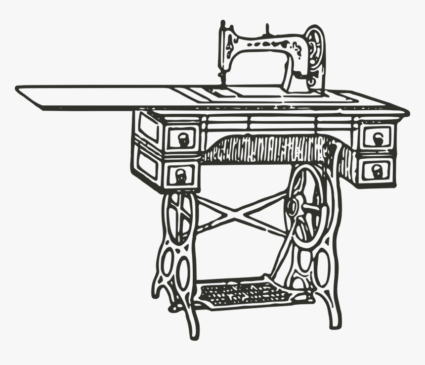 Draw A Sewing Machine, HD Png Download, Free Download