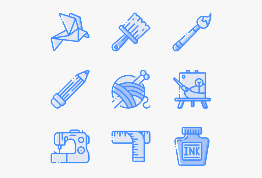 Blue Icon Sewing Png, Transparent Png, Free Download