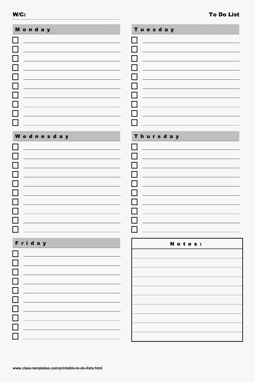 Microsoft To Do List Template For Word Free Word Template