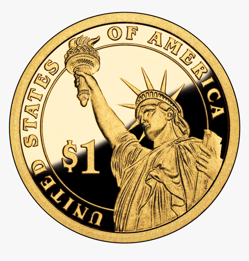 Presidential Reverse Reversepng - George Washington Dollar Coin, Transparent Png, Free Download