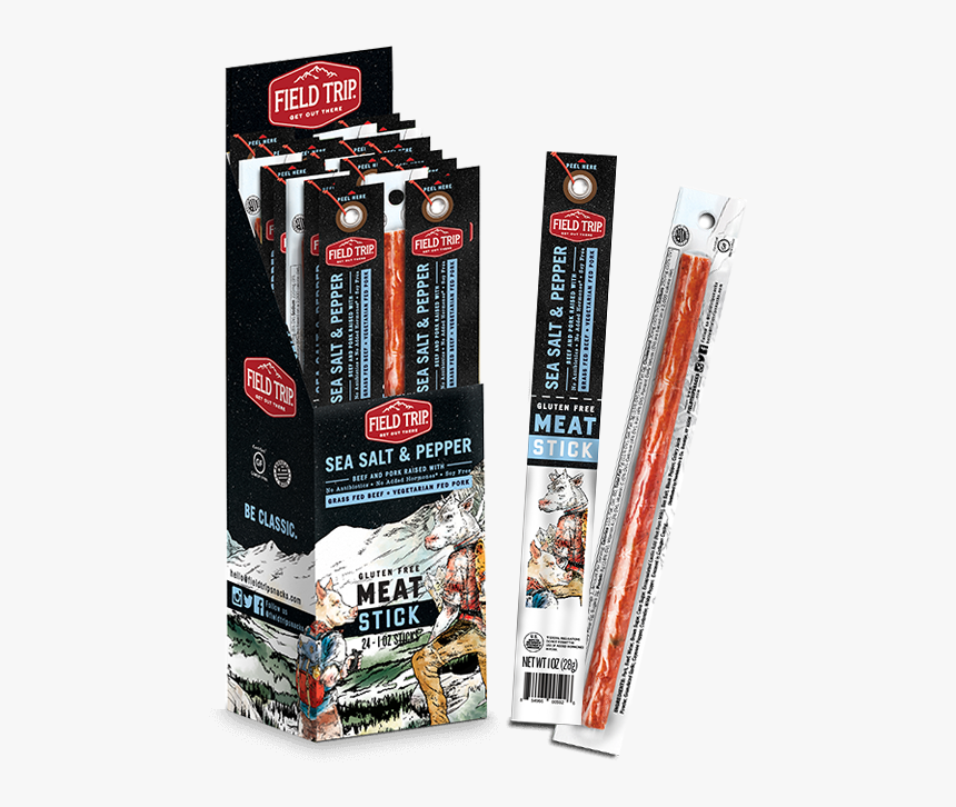 Field Trip Sea Salt & Pepper Meat Stick, HD Png Download, Free Download