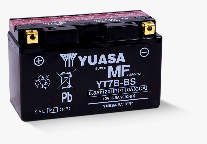 Yt7b-bs Battery - Yuasa Yt7b Bs, HD Png Download, Free Download